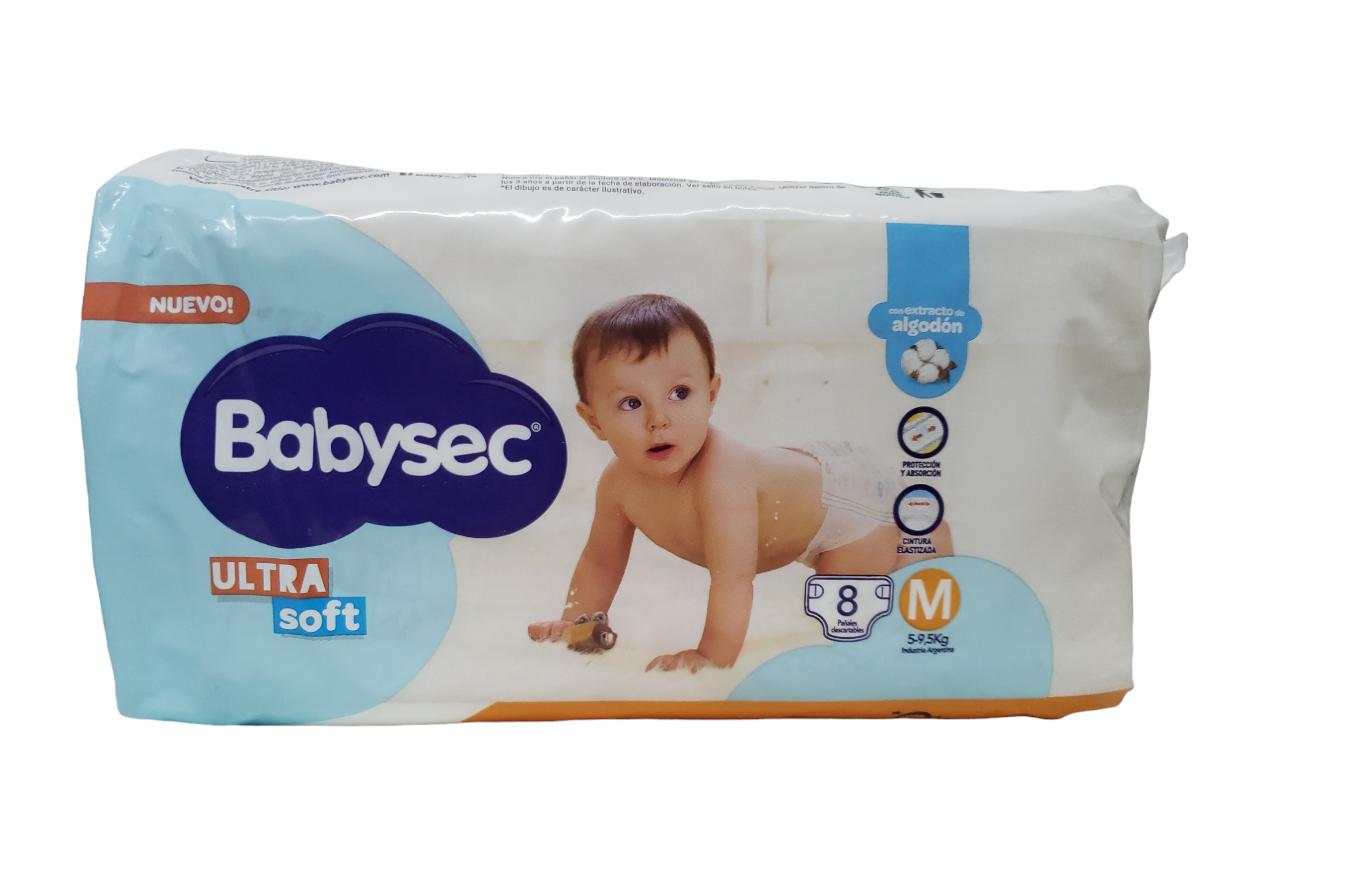PAÑAL   BABYSEC  M  MEDIO  X8UNID